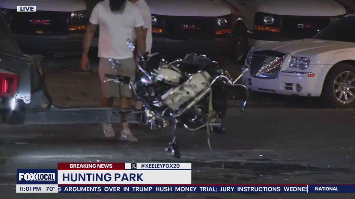 5 juveniles arrested after fatal motorcycle crash in Philly